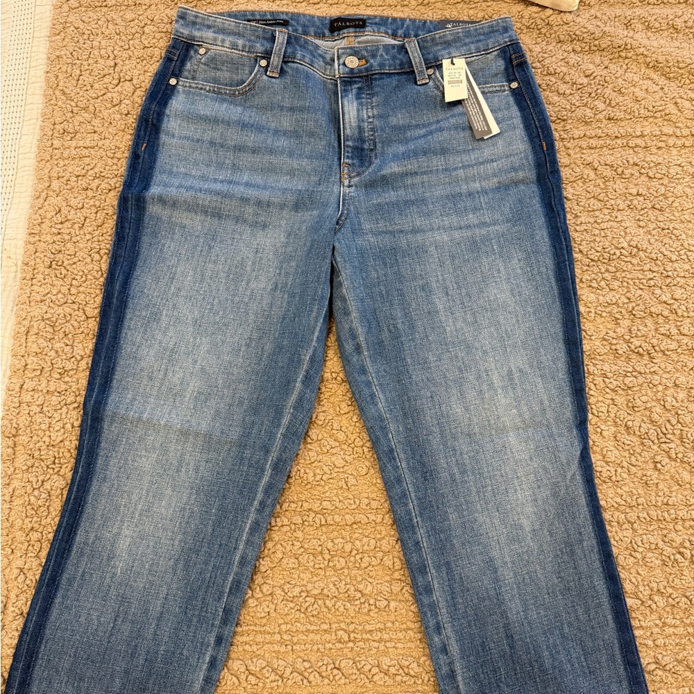 Talbots slim ankle jeans